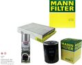 MANN-FILTER Paket + Presto Klima-Reiniger für Seat Ibiza II 6K1 Cordoba Vario