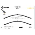 SWF Scheibenwischer Set vorne 119319 | 1J0998003 BP4K67330B 7M3955425C