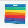 Knie- und Sitzkissen, 34x29,5x2,7cm, Polyethylen - RAINBOW Colours Regenbogen