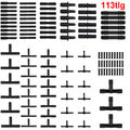 113Stk Schlauchverbinder Sortiment T Stück Verbinder Reduzierstück Satz Kfz Set