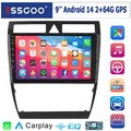 2+64GB Android14 Für Audi A6 4B2 4B5 C5 1997-2004 Carplay Autoradio GPS NAVI RDS
