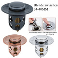 Universal Abfluss Stopfen Filter Sieb Waschbecken Abfluss Stopfen POP-UP Stöpsel