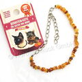 Bernsteinkette Hund Katze Bernstein roh Hundekette Halsband raw amber 22 - 68 cm
