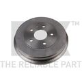 2x Bremstrommel NK 252543 passend für FORD
