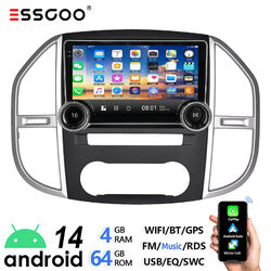 Für Mercedes Benz Vito 3 W447 2014-2020 Android 14 Autoradio GPS Carplay 4+64GB
