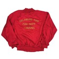 Orig. Vintage 80er/90er College Jacke Bomberjacke Fire Dept. - Made in USA
