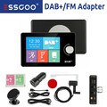 ESSGOO DAB+ Autoradio Adapter Bluetooth FM Transmitter Musik Empfänger 2.8" LCD