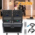 8stk 750W Cold Spark Machine / Flight Case DMX Sparkular Funkenmaschine Hochzeit