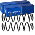 2X SACHS FAHRWERKSFEDERN SATZ HINTEN PASSEND FÜR AUDI A3 VW NEW LINKS+RECHTS |