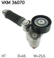 Original SKF Spannrolle Keilrippenriemen VKM 36070 für Renault