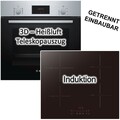 Bosch Backofen mit PKM Induktionskochfeld Edelstahl Teleskopauszug Slider Touch
