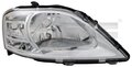 TYC 20-11884-06-2 Hauptscheinwerfer for DACIA