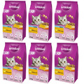 6x1,4 kg WHISKAS Sterile Trockenfutter mit Huhn für Katzen nach Sterilisation