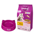 WHISKAS Junior Trockenfutter mit Huhn 14kg + Napf Gratis