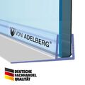 Duschdichtung Gerade PVC Ersatzdichtung Wasserabweiser Duschprofil VA004-20