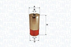 MAGNETI MARELLI ÖLFILTER FILTEREINSATZ passend für DAEWOO KORANDO MUSSO REXTON