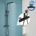 Duschsystem Regendusche mit Thermostat Duscharmatur Duschset Handbrause Dusche