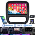 Für Opel Vivaro B Renault Trafic 3 DAB+ CarPlay Autoradio Android 14 GPS BT +KAM