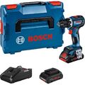 Bosch GSR 18V-90 C Professional Akku-Bohrschrauber blau/schwarz 2x Akku, L-BOXX