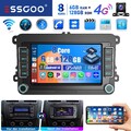 7" 128G Carplay Android 14 Autoradio GPS Navi FM Für VW GOLF 5 6 Passat Polo KAM