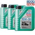 3x LIQUI MOLY 1273 Universal Gartengeräte-Öl Kat und Turbo kompatibel 10W-30 1L