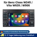 Für Mercedes Benz A/B Klasse Sprinter Viano Vito W639 Autoradio GPS Navi Carplay