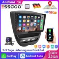 Autoradio Carplay Android 14 Auto GPS KAM Für Peugeot 107 Toyota Aygo Citroen C1