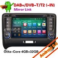 8-Kern 32GB Android 9 Autoradio Bluetooth DVR GPS WiFi DAB+ Navi Für AUDI TT MK2
