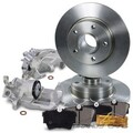 ATEC 2x BREMSSCHEIBE Ø280 BELÄGE BREMSSATTEL HINTEN FÜR NISSAN OPEL RENAULT  