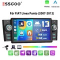 Für Fiat Grande Punto Linea 07-12 Android 14 CarPlay Autoradio GPS NAVI KAM 64GB