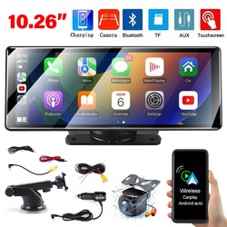 10.26" Zoll Tragbarer Apple CarPlay und Android Auto Wireless Display Autoradio
