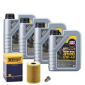 Motoröl 5W40 LIQUI MOLY Top Tec4100 4L+HENGST Ölfilter+Ölablassschraube