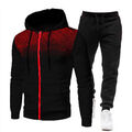 2PS Herren Hoodie Trainingshose Bottoms Jogging Sporthose Trainingsanzug Set