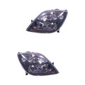 Scheinwerfer Set links & rechts Halogen H1 schwarz für Renault Megane Scenic