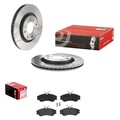 brembo BREMSSCHEIBEN 266mm + BELÄGE VORNE passend für PEUGEOT 206 auch CC & SW