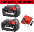  PACK Für Milwaukee M18 Akku M18 18V XC 7,0Ah Li-Ion 48-11-1860 /Ladegerät