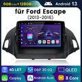 Für Ford Kuga C-Max 2012-18 Escape 2013-19 Autoradio Android13 CarPlay GPS 128GB