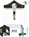 HOTEEL Faltpavillon 2x2 Wasserdicht Sonnenschutz Gartenpavillon mit Handtasche