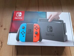 Nintendo Switch Konsole mit Joy-Con - Neon-Rot/Neon-Blau/Grau