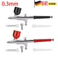Profi Airbrush Pistole Airbrushpistole komplett set Double Action Pistolen 0.3mm