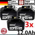 3X 12,0AH Ersatz Original Akku Für Makita BL1860B 18V LXT Li-ion BL1850B BL1830 