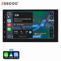 2 DIN Carplay Mit 7" Bildschirm Autoradio Bluetooth Wireless Android Auto RDS FM