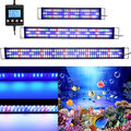 29-200cm Aquarium LED Beleuchtung Aufsetzleuchte Lampe Vollspektrum weiß+blau