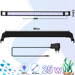 35-110cm LED Aquarium Beleuchtung mit timer Aufsetzleuchte Vollspektrum 10-26W