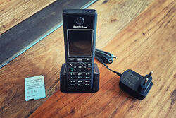 AVM FRITZ!Fon C5 Schnurloses VoIP DECT-Telefon Handset - Schwarz