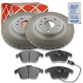 2x FEBI Bremsscheiben Ø314mm + Beläge vorne passend für Audi A4 B8 Avant 8K5