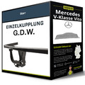 Starre Anhängerkupplung für MERCEDES V-Klasse Vito 04-10 Typ W639 G.D.W. NEU