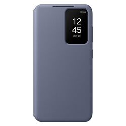 Original Samsung Smart View Wallet Case Cover EF-ZS921 Galaxy S24 Violet Violett