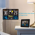 Wetterstation Funkwecker Mit Farbdisplay Thermo-/Hygrometer und Funk-Außensensor