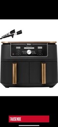 Ninja AF400EUCP Foodi MAX Dual Zone Doppel Heißluftfritteuse 9,5l schwarz kupfer